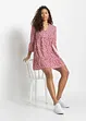 Mini jurk met volants van viscose, bonprix