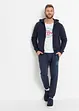 Sweatvest met capuchon (set van 2), bonprix