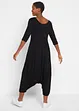 Jumpsuit met een harembroek, van viscose, halflange mouw, bonprix