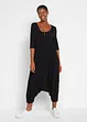 Jumpsuit met een harembroek, van viscose, halflange mouw, bonprix