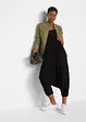 Jumpsuit met een harembroek, van viscose, halflange mouw, bonprix