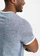 T-shirt met vetersluiting van biologisch katoen, bonprix