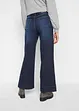 Wide leg stretch jeans, mid waist, bonprix