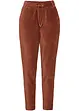 Broek in corduroy look met elastische band, bonprix