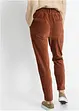 Broek in corduroy look met elastische band, bonprix