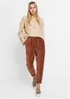 Broek in corduroy look met elastische band, bonprix