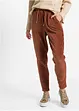 Broek in corduroy look met elastische band, bonprix