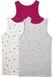 Meisjes hemd met zacht katoen (set van 3), bonprix
