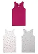Meisjes hemd met zacht katoen (set van 3), bonprix
