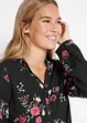 Lange blouse van viscose, wijd model, bonprix