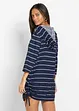 Lang strandshirt met capuchon van viscose, bonprix