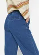 Mid waist stretch jeans, wide leg, bonprix