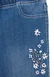 Meisjes jegging met bloemenborduursel, bonprix