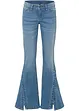 Bootcut jeans met low waist en biologisch katoen, RAINBOW