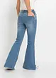 Bootcut jeans met low waist en biologisch katoen, RAINBOW