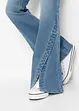 Bootcut jeans met low waist en biologisch katoen, RAINBOW