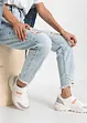 Mom jeans met destroyed effecten, high waist, bonprix