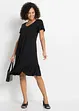 Jersey jurk met volants in een viscosemix, bonprix