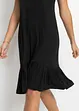 Jersey jurk met volants in een viscosemix, bonprix