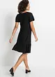 Jersey jurk met volants in een viscosemix, bonprix