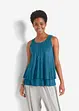 Dubbellaagse top van viscose, bonprix