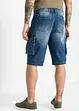 Cargo jeans bermuda, loose fit, bonprix