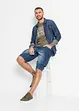 Cargo jeans bermuda, loose fit, bonprix