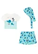 Baby T-shirt, short en bandana van biologisch katoen (3-dlg. set), bpc bonprix collection