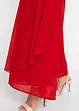 Maxi jurk van chiffon met plooitjes, bonprix