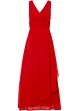 Maxi jurk van chiffon met plooitjes, bonprix