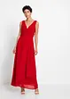 Maxi jurk van chiffon met plooitjes, bonprix