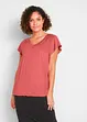 Shirt in een viscosemix, korte mouw, bonprix
