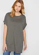 Longshirt van biologisch katoen (set van 2), bonprix
