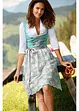 Dirndl met kanten schort, knielang (2-dlg. set), bonprix