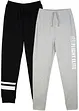 Sweatpants van zachte katoenmix (set van 2), bonprix