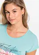 T-shirt met verenprint, bonprix