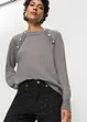 Stretch jeans met stras applicatie, BODYFLIRT