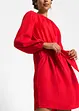 Satijnen jurk met knoopdetail, BODYFLIRT