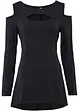 Longshirt met cut-outs van viscose, RAINBOW
