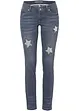 Skinny jeans met sterren, bonprix