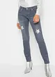 Skinny jeans met sterren, bonprix