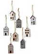 Hangdecoratie huizen (set van 8), bonprix