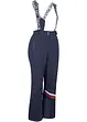 Outdoor thermo skibroek met afneembare bretels, waterdicht, straight, bonprix