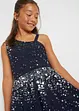 Meisjes feestelijke one shoulder jurk met pailletten, bpc bonprix collection