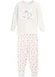 Meisjes pyjama met biologisch katoen (2-dlg. set), bonprix