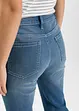 Flared jeans met knoopsluiting en biologisch katoen, bonprix