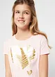 Meisjes T-shirt (set van 2) met katoen, bonprix