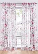 Transparant gordijn met bloemenprint (1 stuk), bonprix