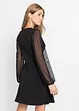 Jersey jurk met mesh mouwen, BODYFLIRT boutique