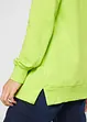 Trendy sweater met statement print en capuchon, bonprix